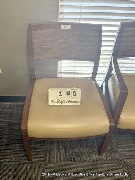 BRWON LOBBY CHAIR