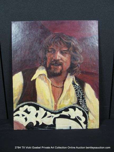 UNKNOWN: PORTRAIT OF A MAN PLAYING GUITAR - 1978
