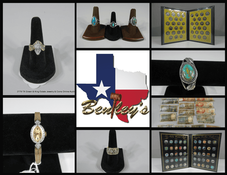 2779-TX Green & King Estate Jewelry & Coins Online Auction