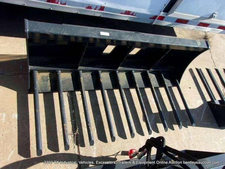 WOLVERINE SKID STEER MANURE FORK MODEL: MF-13-63W, S# ZW-00176