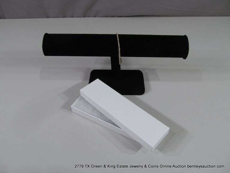 14K YELLOW GOLD 7" DIAMOND LINK TENNIS BRACELET