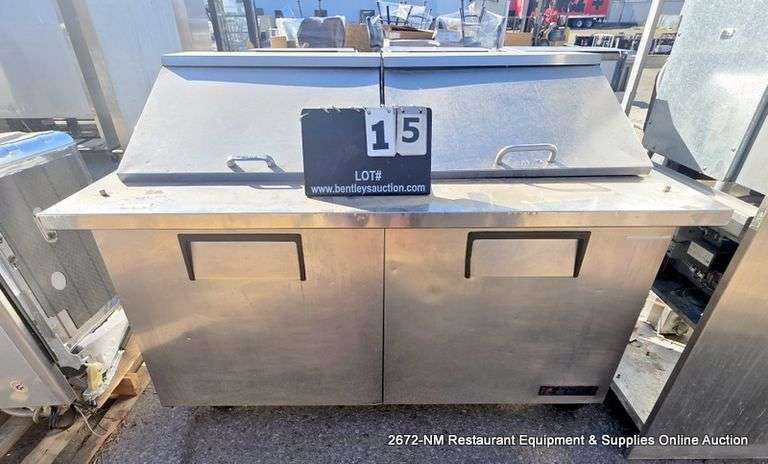 TRUE 2-DOOR PREP TABLE/COOLER