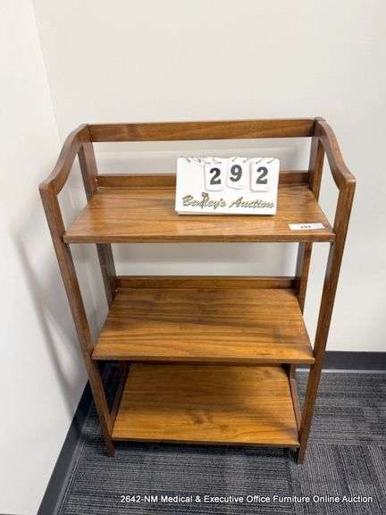 WOODEN BOOK SHELF