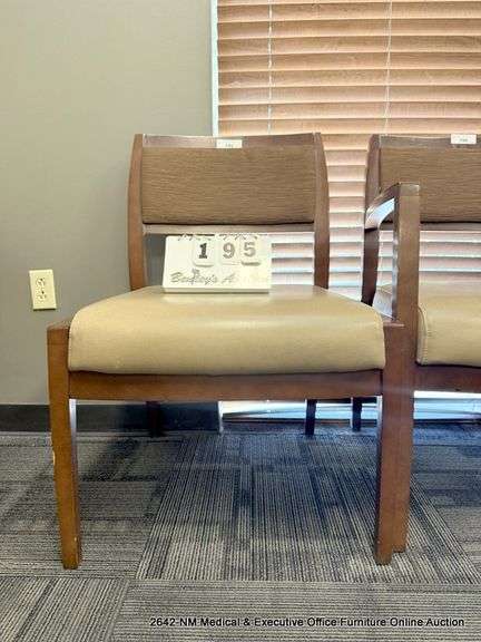 BRWON LOBBY CHAIR