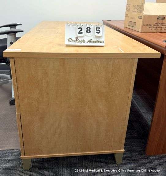 4-DRAWER WOOD DESK