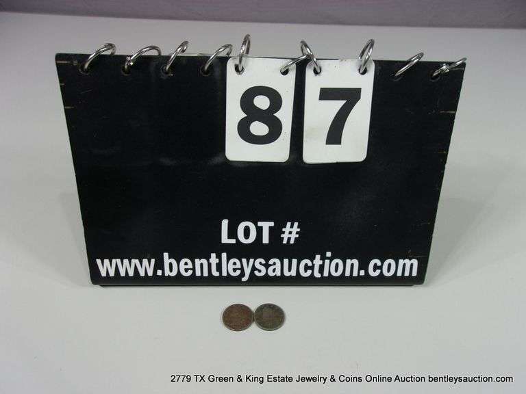 LOT 2: LIBERTY HEAD V-NICKELS, 1906 & 1909