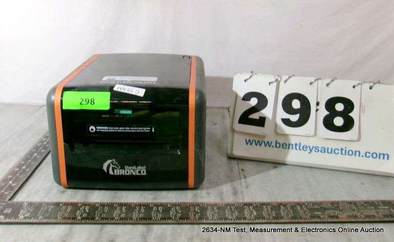 Broncomax Label Printer BRONCO DURALABEL LABEL PRINTER - Bentley & Associates, LLC