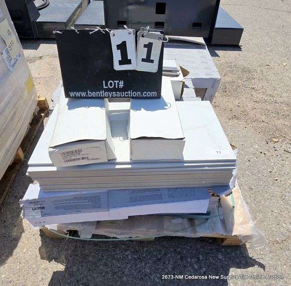 PALLET: BOXES - EMSER TILE - CONTESSA ORO, 11" X 23"