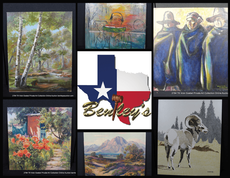 2784-TX Vicki Goebel Private Art Collection Online Auction #29