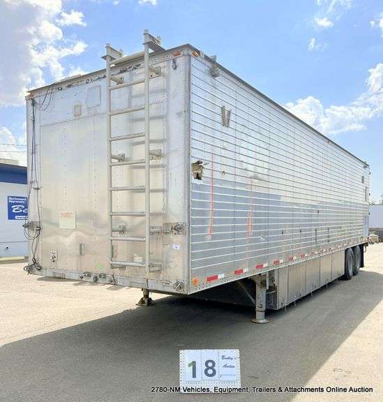 1966  TIMPTE  65 TRAILER  TANDEM AXLES,  44X14X10