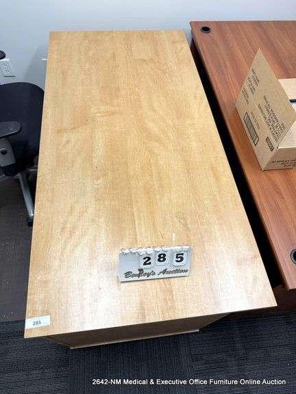 4-DRAWER WOOD DESK