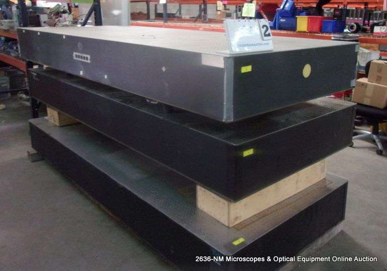 NRC OPTIC TABLE, 12" X 48" X 120"