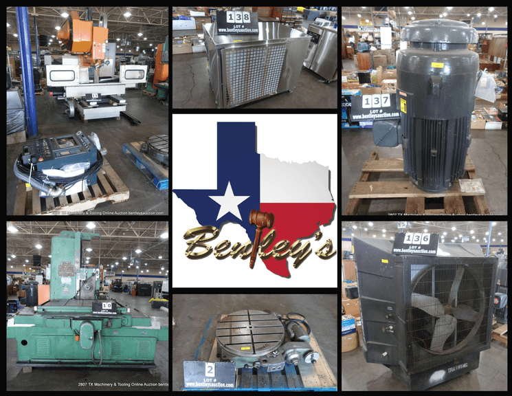 2807-TX Machinery & Tooling Online Auction