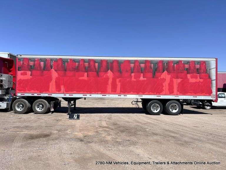 1997  UTILITY  VAN TRAILER,  TANDEM AXLES,  45'