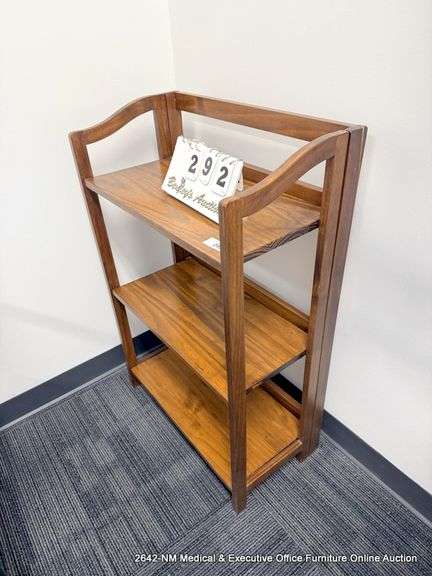 WOODEN BOOK SHELF