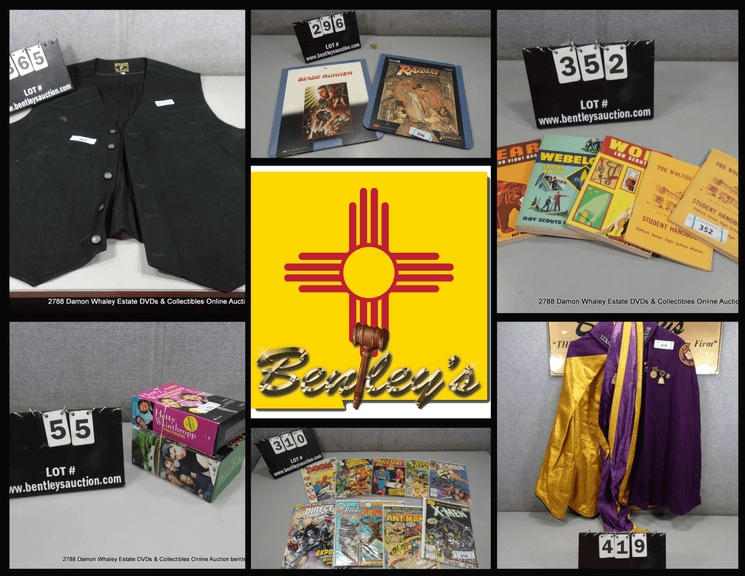 2788-TX Damon Whaley Estate Collectibles, DVDS & More Online Auction