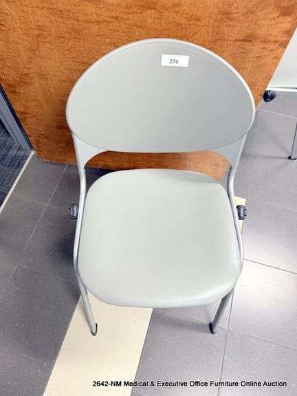 GRAY PLASTIC CHAIR
