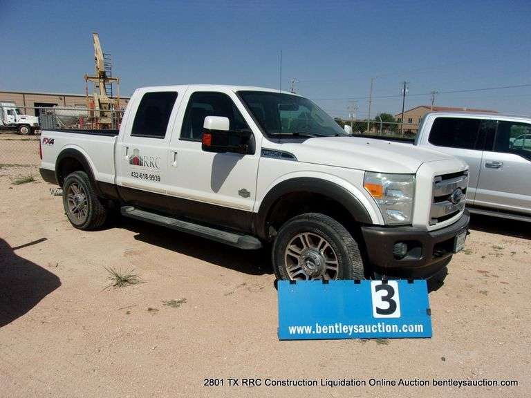 2016  FORD  F-250  SUPER DUTY LARIAT KING RANCH 4WD  PICKUP  117,057 MILES