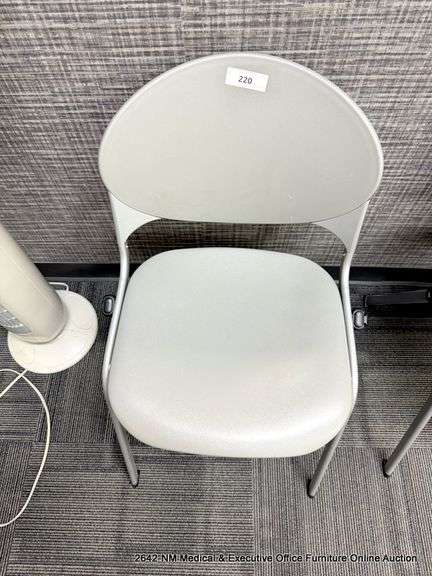 GRAY PLASTIC CHAIR