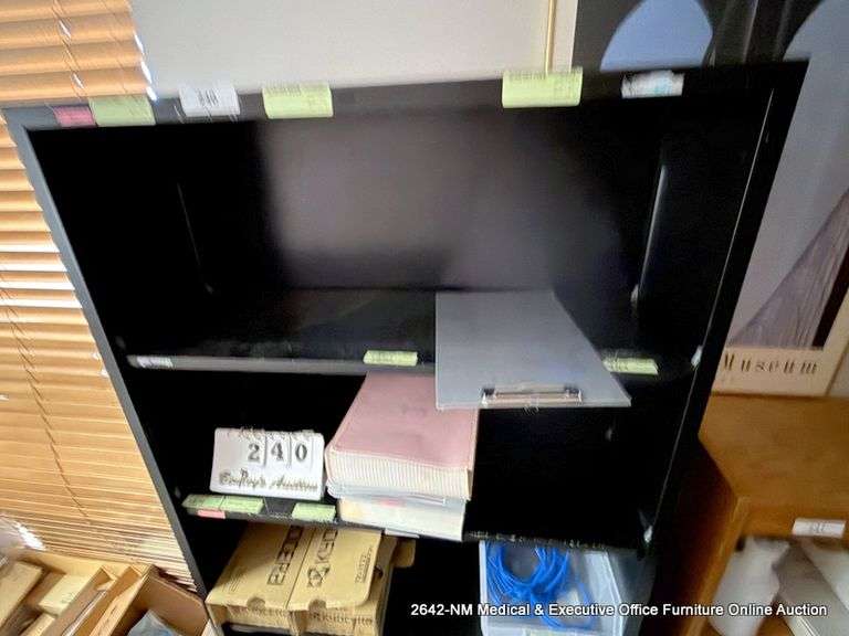 BLACK METAL BOOK CASE