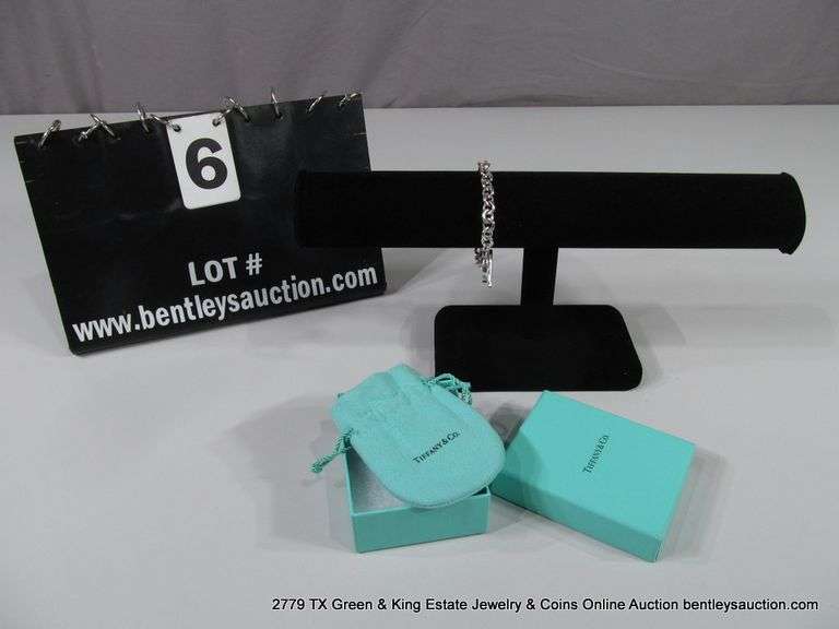 TIFFANY & CO. STERLING SIVLER 1837 COLLECTION 6" TOGGLE CLOSE BRACELET