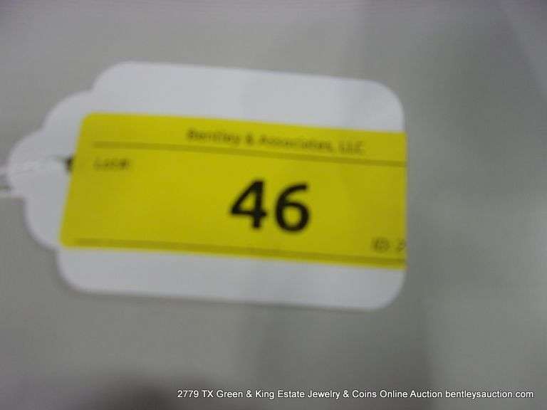 10K YELLOW GOLD, GREEN AMETHYST DIAMOND ACCENT RING, SIZE 8