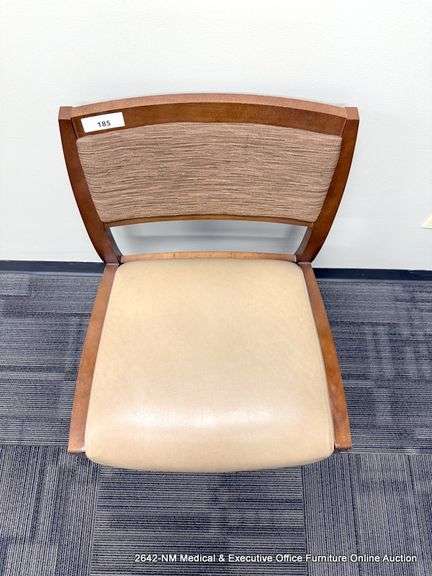 BROWN LOBBY CHAIR