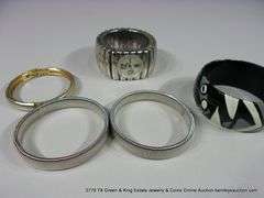 BAG: 5 ASSORTED FASHION BANGLE BRACELETS