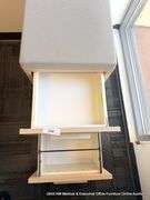 PADDED 2-DRAWER FILE CABINETS ON CASTERS