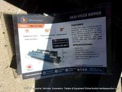 WOLVERINE SKID STEER 72” WIDE RIPPER, MODEL: RPR-12-72W, S/N: 2W-00639