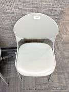 GRAY PLASTIC CHAIR