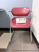 MAROON PLASTIC CHAIR
