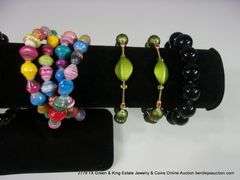 BAG: 10 ASSORTED MIXED BEADED FASHION BRACELETS