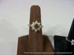 LOT 3: GEMSTONE & CZ FASHION RINGS - TOPAZ & SAPPHIRE