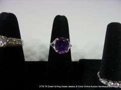 BAG: 5 ASSORTED SILVER & GOLD TONED & CZ FASHION RINGS