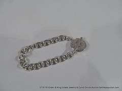 TIFFANY & CO. STERLING SIVLER 1837 COLLECTION 6" TOGGLE CLOSE BRACELET