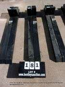 WOLVERINE BUCKET ATTACH 60" PALLET FORKS 4000 LB CAPACITY ATTACHMENT MODEL: TF2-66-4000G, S# ZW-0014