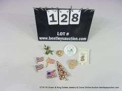 BAG: 10 ASSORTED FASHION DECORATIVE PINS