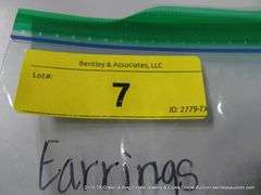 TIFFANY & CO. STERLING SILVER 1837 COLLECTION TOGGLE STYLE EARRINGS