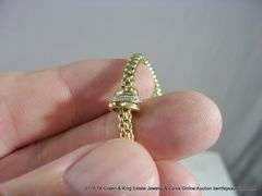 14K YELLOW GOLD BRACELET W/ SMALL DIAMOND ACCENT BAND