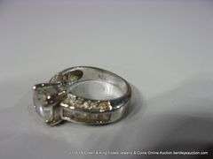 BAG: 5 ASSORTED SILVER & GOLD TONED & CZ FASHION RINGS