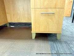 4-DRAWER WOOD DESK