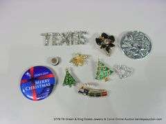 BAG: 10 ASSORTED FASHION DECORATIVE PINS