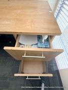 4-DRAWER WOOD DESK