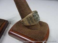 LOT 2: MEN'S RINGS - 10K YELLOW GOLD HIGH SCHOOL RINGS, BROWNWOOD, 1986,