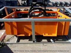 WOLVERINE SKID STEER STEEL DRUM MULCHER MODEL: DUM-26-73W, S# ZW-00050