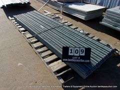 LOT: GALVANIZED RIB LATH MESH, 28" X 8'