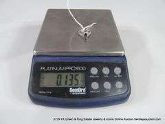 14K WHITE GOLD SAPPHIRE & DIAMOND DINNER RING, SIZE 7