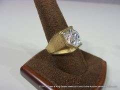 LOT 2: MEN'S RINGS - 10K YELLOW GOLD HIGH SCHOOL RINGS, BROWNWOOD, 1986,