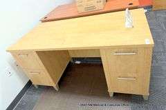 4-DRAWER WOOD DESK
